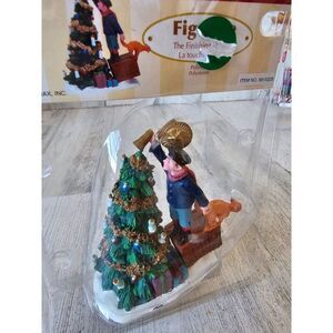 Lemax finishing touches tree cat boy people accessory village
